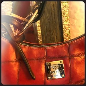 Dooney and Bourke croc shoulder bag